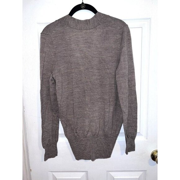 GAP Womens V-Neck Button Front Lightweight Ultrasoft Wool Cardigan Sweater Sz M - Picture 7 of 10